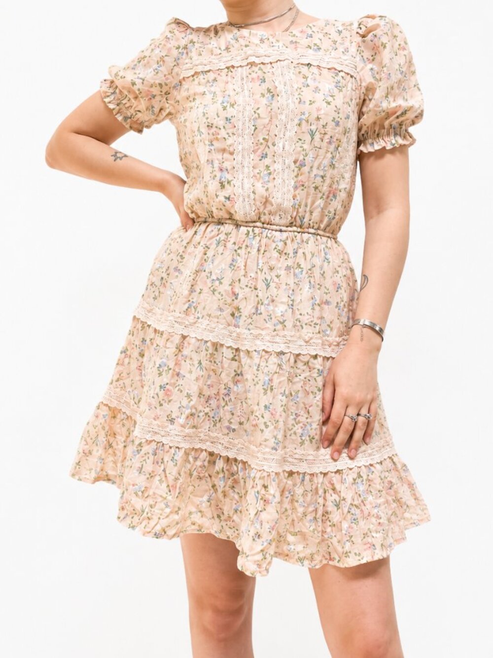 Floral Mini Dress - Picture 1 of 5